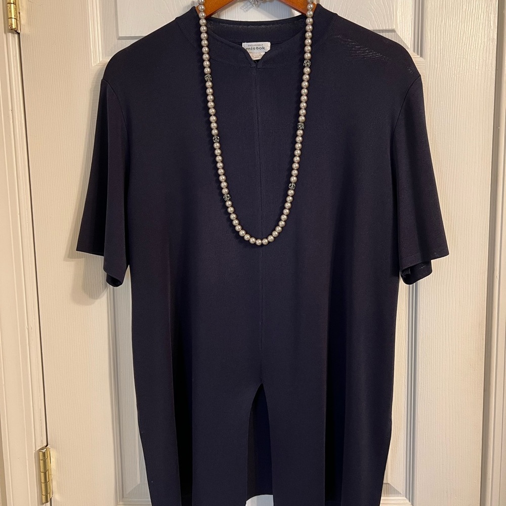 Misook top dark blue, large